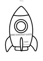Vorschau - Arbeitsblätter - Schuljahresbeginn: Schulstart-Rakete (Bastelidee Grundschule) - Seite 1