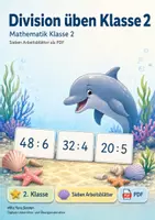 Vorschau - Arbeitsblätter - Division üben Klasse 2 | Mathematik Klasse 2 | 7 Arbeitsblätter als PDF - Deckblatt