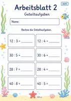 Vorschau - Arbeitsblätter - Mal und Geteilt | Mathematik Klasse 2 | 7 Arbeitsblätter als PDF - Seite 2