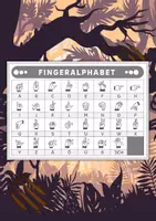 Vorschau - Arbeitsblätter - Arbeitsblätter zum Fingeralphabet der Gebärdensprache – Thema Tiere - Seite 2