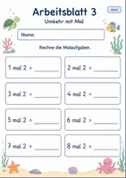 Vorschau - Arbeitsblätter - Geteilt durch 2 | Mathematik Klasse 2 | 7 Arbeitsblätter als PDF - Seite 3