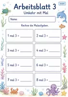 Vorschau - Arbeitsblätter - Geteilt durch 3 | Mathematik Klasse 2 | 7 Arbeitsblätter als PDF - Seite 3