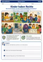 Vorschau - Arbeitsblätter - Kinderrechte Arbeitsheft Klasse 5 bis 6 - Deckblatt