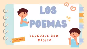 Vista previa - Hojas de trabajo - Los poemas y sus características. - Portada