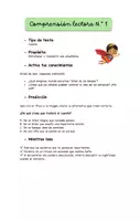 Vista previa - Hojas de trabajo - Cuadernillo de Comprensión lectora - página 1
