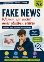 Vorschau - Arbeitsblätter - Lesekomptenz stärken: Fake News - Deckblatt