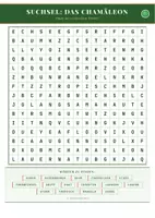 Vorschau - Arbeitsblätter - Suchsel: Das Chamäleon | Biologie Klasse 5-6 - Deckblatt
