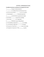 Vista previa - Hojas de trabajo - ACTIVITES - expressions de cause - Portada