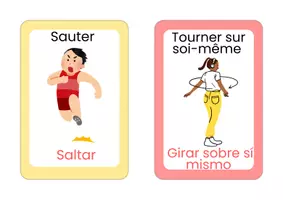 Vista previa - Juegos / Gamificación - Simon dit en frances flashcards para clase - página 2