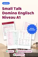 Vorschau - Spiele - Small Talk Domino Englisch – Klasse 5 Niveau A1 - Deckblatt