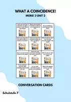 Vorschau - Arbeitsblätter - Conversation Cards What A Coincidence - MORE 3 UNIT 2 - Deckblatt