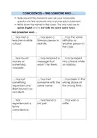 Vorschau - Spiele - Find someone who - What A Coincidence (More 3 Unit 2) - Seite 1
