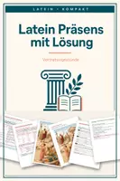Vorschau - Arbeitsblätter - Latein Präsens Vertretungsstunde mit Lösung - Deckblatt