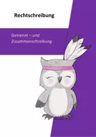 Vorschau - Arbeitsblätter - Arbeitsblätter zur Getrenntschreibung - Deckblatt