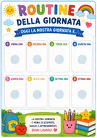 anteprima - Materiale di supporto/inclusione - Accoglienza primi giorni! Routine e Incarichi - Pagina 1