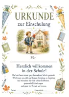 Vorschau - Poster - Großes Urkunden-Paket für die Grundschule – 22 Urkunden für besondere Momente - Seite 1