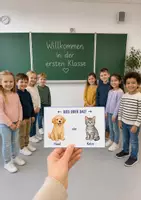 Vorschau - Spiele - Kennenlernspiele kostenlos Klasse 1 | Dies oder das Kennenlernspiel | Bewegungsspiel Einschulung | Kennenlernen 1. Klasse - Seite 1