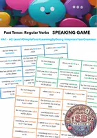 Vorschau - Spiele - Speaking Game - Bluffing: Regular Verbs (Past Simple) - Deckblatt
