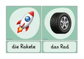 Vorschau - Fördermaterial/Inklusion - Buchstabeneinführung R - Bildkarten - Seite 2