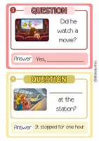 Προεπισκόπηση - Φύλλα εργασίας - Past Simple Questions (Visual Cards) - Σελίδα 2