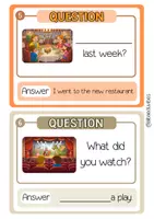 Προεπισκόπηση - Φύλλα εργασίας - Past Simple Questions (Visual Cards) - Σελίδα 3