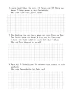 Vorschau - Arbeitsblätter - Textaufgaben Klasse 2 (bis Division ohne Rest) - Seite 1