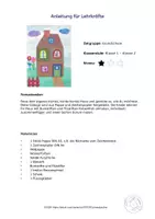 Vorschau - Mal- und Bastelvorlagen - Kunst Grundschule, Haus aus Pappe, Collage - Seite 3