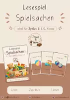 Vorschau - Spiele - Lesespiel Spielsachen (Band 1): Erstlesen Deutsch (1./2. Klasse) - Seite 1