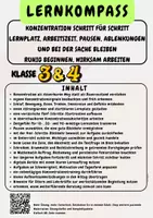 Vorschau - Anderer Materialtyp - Materialpaket-Mutig in die Klassenarbeit Lernkompass-Ferienpaket Konzentration, Lernmut und sichere Vorbereitung - Seite 1