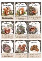 Vorschau - Spiele - Eichhörnchen – Lesespiel | Ich habe, wer hat? | Sachunterricht Kl. 2 - Seite 1