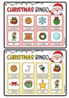 Προεπισκόπηση - Flashcards - Christmas Bingo – Flashcards & Picture Wheel (24 Κάρτες) - Σελίδα 2