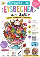 Vorschau - Stundenentwürfe - 🍨 Der verrückteste Eisbecher der Welt – Kreativer Zeichenauftrag für den Kunstunterricht - Sommer Kunststunde - Deckblatt