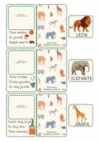 Vista previa - Unidades / Secuencias / Situaciones de Aprendizaje - BUSCANDO ANIMALES (C. LECTORA - ASOCIACIÓN) - página 1