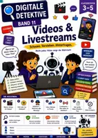 Vorschau - Stundenentwürfe - Künstliche Intelligenz Digitale Detektive Band 11 Videos & Livestreams Jg. 3-5 - Deckblatt