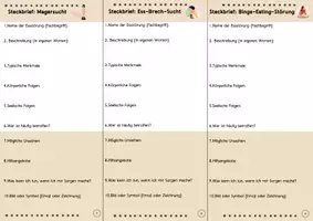 Vorschau - Arbeitsblätter - Essstörungen - Magersucht / Ess-Brech-Sucht / Binge-Eating - inkl. Lösungen - Seite 2