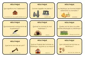 Aperçu - Apprentissages en autonomie - Jeu de plateau Préhistoire - Page 2