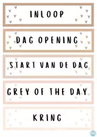 Voorbeeld - Dagritme kaarten (neutraal/beige) - Pagina 2