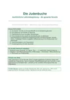 Vorschau - Unterrichtsreihen - Die Judenbuche Komplettpaket: Lektürebegleitung, Figurenanalyse, Erzähltechnik, Motive & Klassenarbeiten | Droste-Hülshoff (Kl. 9–12) - Seite 1
