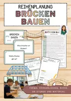 Vorschau - Unterrichtsreihen - Materialpaket: Brücken bauen - Unterrichtsreihe, UB-Stunde und Material - Deckblatt
