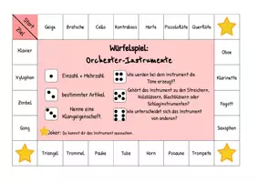 Vorschau - Spiele - wachsendes Materialpaket - Musik - Würfelspiele - Seite 3
