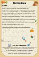 Vorschau - Arbeitsblätter - Abschreibkartei - Herbst (Klasse 2-4) #50mal50byextraklasse - Seite 1