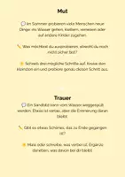 Vorschau - Aufgabenkarten - Gefühlskarten So klingt der Sommer (Reflektieren, Nachdenken, Zeichnen) - Seite 2