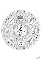 Vorschau - Mal- und Bastelvorlagen - Mandalas für den Musikunterricht - Seite 1