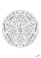 Vorschau - Mal- und Bastelvorlagen - Mandalas für den Musikunterricht - Seite 2