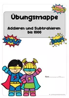 Vorschau - Arbeitsblätter - Zahlenraum 1000 – Addition & Subtraktion | Arbeitsblätter Klasse 3 - Seite 3
