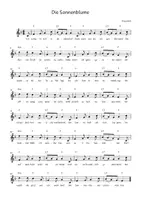 Vorschau - Stundenentwürfe - Die Sonnenblume - Bewegungslied für Kita und Grundschule - 1. und 2. Klasse ~ Grundschule Musik - Seite 2