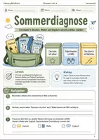 Vorschau - Arbeitsblätter - Sommerdiagnose Arbeitsheft Klasse 5 bis 6 - Deckblatt