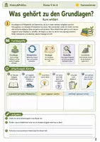 Vorschau - Arbeitsblätter - Sommerferien Wiederholungsheft Klasse 5 bis 6 - Seite 1