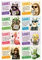 Vorschau - Bildkarten - Danke-Kärtchen für Lehrerkolleginnen & Kollegen I DANKESCHÖN - Seite 2