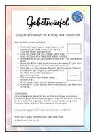 Vorschau - Spiele - Gebetswürfel - Spielerisch beten im Alltag und Unterricht - Seite 2